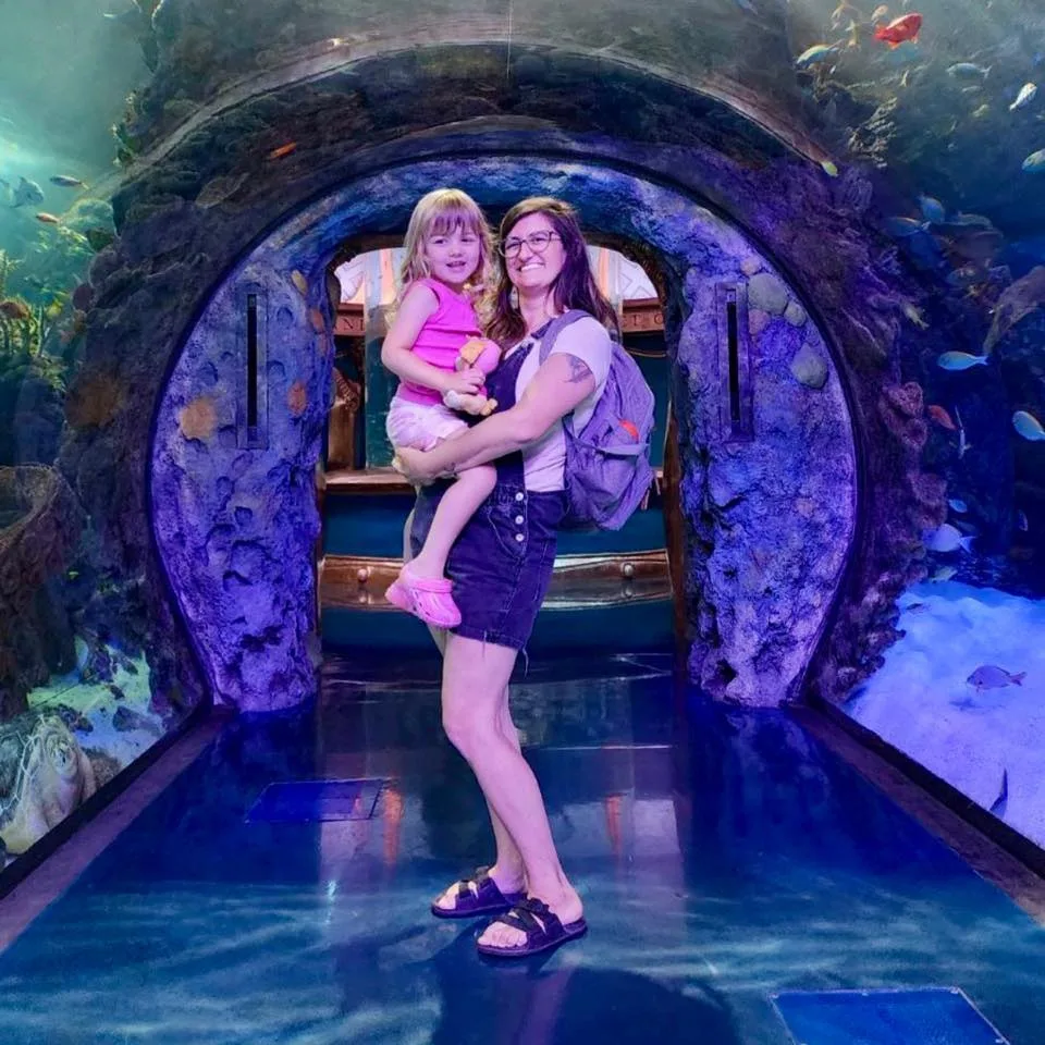 Julia Claire Weber in her studio